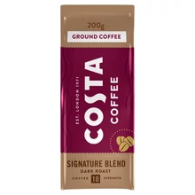 COSTA COFFEE SIGNATURE BLEND DARK ROAST ŐRÖLT-PÖRKÖLT KÁVÉ 200 G