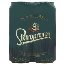 STAROPRAMEN PREMIUM DOBOZOS SÖR 5% 4 X 0,5 L