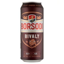 Borsodi Bivaly minőségi világos sör 6,5% 0,5 l