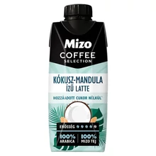 MIZO COFFEE SELECTION UHT ZSÍRSZEGÉNY KÓKUSZ-MANDULA ÍZŰ LATTE 330 ML