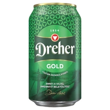 DREHER GOLD MINŐSÉGI VILÁGOS SÖR 5% 0,33 L