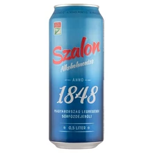 Szalon alkoholmentes világos sör 0,5% 0,5 l