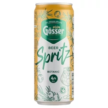 GÖSSER SPRITZ BORÓKABOGYÓ-ÍZŰ ALKOHOLOS SÖRITAL 4% 330 ML