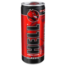 HELL CLASSIC TUTTIFRUTTIÍZŰ, KOFFEINTARTALMÚ, SZÉNSAVAS, ALKOHOLMENTES ITAL 250 ML