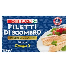 DESPAR MAKRÉLAFILÉ OLÍVAOLAJBAN 125 G