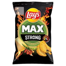 LAY'S MAX STRONG SAJT ÉS CSÍPŐSPAPRIKA ÍZŰ BURGONYACHIPS 55 G