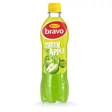RAUCH BRAVO GREEN APPLE ALMA ITAL CUKORRAL, ÉDESÍTŐSZEREKKEL ÉS 6 VITAMINNAL 0,5 L
