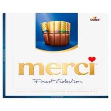 MERCI FINEST SELECTION 4 TEJCSOKOLÁDÉ-KÜLÖNLEGESSÉG 250 G