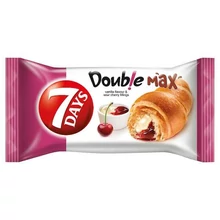7DAYS DOUBLE CROISSANT MEGGYES-VANÍLIÁS 80G