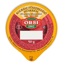ORSI KOLBÁSZ FŰSZERES HÚSKRÉM 50G
