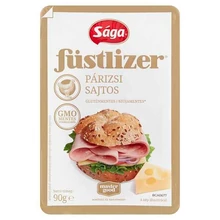 SÁGA FÜSTLIZER SZELETELT, SAJTOS PÁRIZSI 90 G