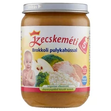 KECSKEMÉTI BROKKOLI PULYKAHÚSSAL BÉBIÉTEL 5 HÓNAPOS KORTÓL 190 G