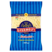 GYERMELYI RÖVIDMETÉLT 4 TOJÁSOS SZÁRAZTÉSZTA 500 G