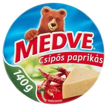 MEDVE CSÍPŐS PAPRIKÁS KENHETŐ, FÉLZSÍROS ÖMLESZTETT SAJT 8 X 17,5 G