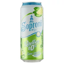 SOPRONI RADLER LIME-MENTÁS ALKOHOLMENTES SÖRITAL 0,5 L DOBOZ