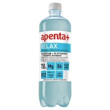 APENTA+ RELAX FEKETERIBIZLI-VÖRÖSÁFONYA ÍZŰ SZÉNSAVMENTES ÜDÍTŐITAL 750ML