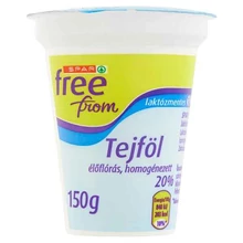 SPAR FREE FROM LAKTÓZMENTES TEJFÖL 20% 150G