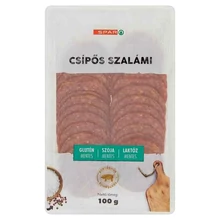 SPAR CSÍPŐS SZALÁMI 100G