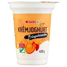 SPAR SÁRGABARACKOS KRÉMJOGHURT 400G