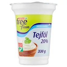 SPAR FREE FROM LAKTÓZMENTES TEJFÖL 20% 330 G