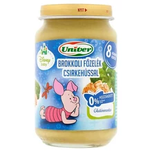 UNIVER BROKKOLI FŐZELÉK CSIRKEHÚSSAL BÉBIÉTEL 8 HÓNAPOS KORTÓL 163 G