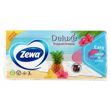 ZEWA DELUXE TROPICAL ILLATOSÍTOTT PAPÍR ZSEBKENDŐ 3 RÉTEGŰ 90 DB