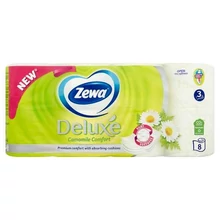 ZEWA DELUXE CAMOMILE COMFORT TOALETTPAPÍR 3 RÉTEGŰ 8 TEKERCS