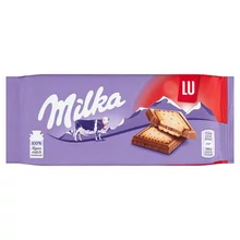 MILKA ALPESI TEJCSOKOLÁDÉ ROPOGÓS KEKSSZEL 87 G