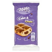 MILKA CAKE & CHOC PISKÓTA ALPESI TEJCSOKOLÁDÉ DARABKÁKKAL ÉS CSOKOLÁDÉS TÖLTELÉKKEL 35 G
