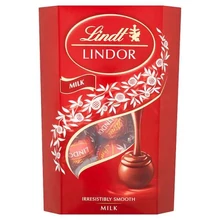 LINDT LINDOR TEJCSOKOLÁDÉ PRALINÉ LÁGYAN OLVADÓ TÖLTELÉKKEL 200G