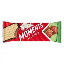 MOMENTS KAKAÓS BEVONÓMASSZÁBA MÁRTOTT, MOGYORÓS KRÉMMEL TÖLTÖTT OSTYASZELET 45 G