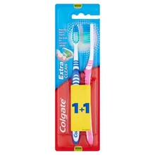 COLGATE EXTRA CLEAN KÖZEPES SÖRTÉJŰ FOGKEFE 2 DB