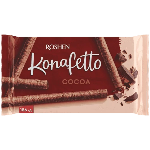 ROSHEN KONAFETTO KAKAÓS KRÉMMEL TÖLTÖTT OSTYARÚD 156 G