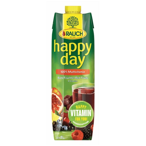 HAPPY DAY MULTIVITAMIN GYÜMÖLCSLÉ 100% 1L