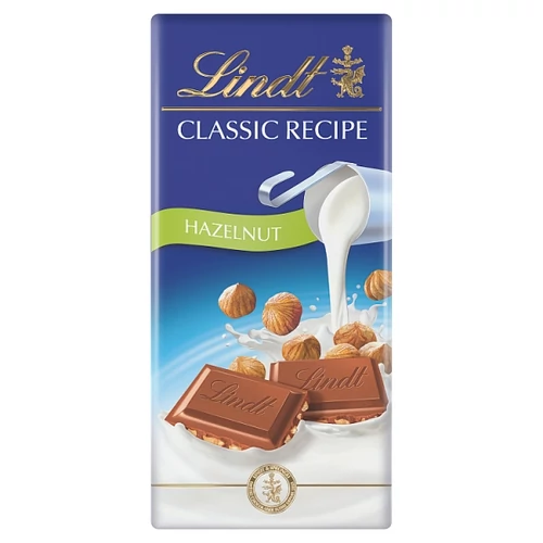 LINDT CLASSIC RECIPE MOGYORÓS TEJCSOKOLÁDÉ 100 G