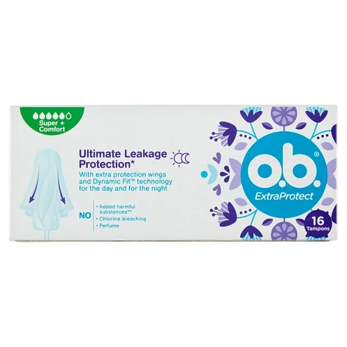 O.B. EXTRAPROTECT SUPER+ COMFORT TAMPON 16 DB