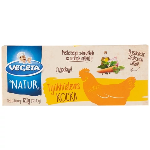 VEGETA NATUR TYÚKHÚSLEVES-KOCKA 12 X 10 G