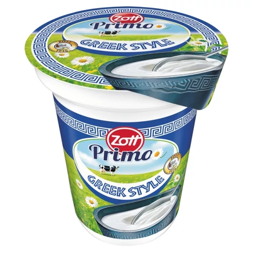 ZOTT PRIMO GREEK STYLE ÉLŐFLÓRÁS ZSÍROS NATÚR JOGHURT 330 G