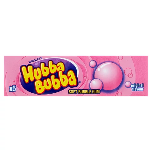 HUBBA BUBBA GYÜMÖLCSÍZŰ RÁGÓGUMI 5 DB 35 G