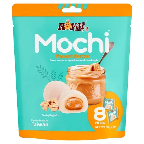 ROYAL FAMILY MOGYORÓVAJAS ÍZESÍTÉSŰ JAPÁN MOCHI 120 G