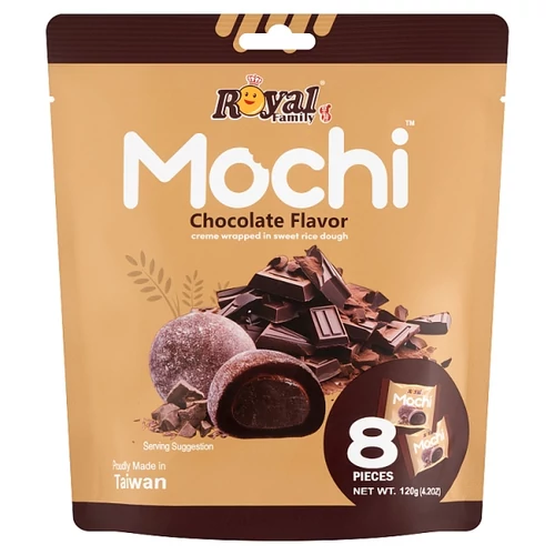 ROYAL FAMILY CSOKOLÁDÉ ÍZESÍTÉSŰ JAPÁN MOCHI 120 G