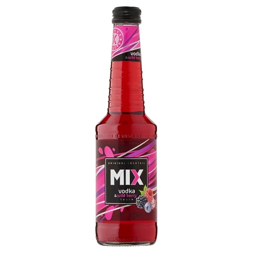 MIX SZÉNSAVAS ALKOHOLOS KOKTÉL MIX VODKA & ERDEI GYÜMÖLCS ÍZESÍTÉSSEL 4% 0,33 L