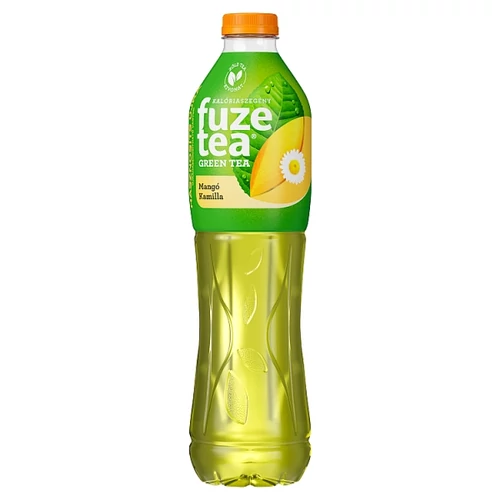 FUZE TEA SZÉNSAVMENTES MANGÓ- ÉS KAMILLAÍZŰ ÜDÍTŐITAL ZÖLD TEA KIVONATTAL 1,5 L