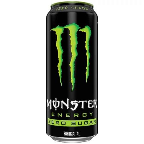 MONSTER ENERGY ZERO SUGAR SZÉNSAVAS ENERGIAITAL KOFFEINNEL 500 ML