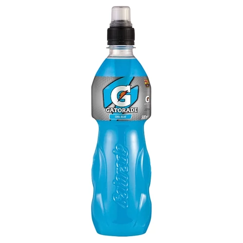 GATORADE COOL BLUE SZÉNSAVMENTES MÁLNAÍZŰ SPORTITAL CUKORRAL ÉS ÉDESÍTŐSZEREKKEL 500 ML
