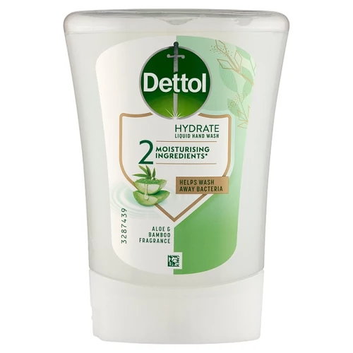 DETTOL ALOE VERA ÉS BAMBUSZ UTÁNTÖLTŐ FOLYÉKONY SZAPPAN 250 ML