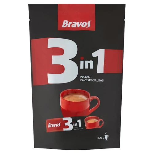 BRAVOS 3IN1 KÁVÉSPECIALITÁS 10x17G