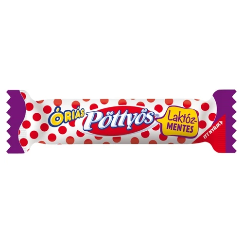 PÖTTYÖS LAKTÓZMENTES NATÚR DESSZERTKÉSZÍTMÉNY KAKAÓS ÉTBEVONATTAL 51 G