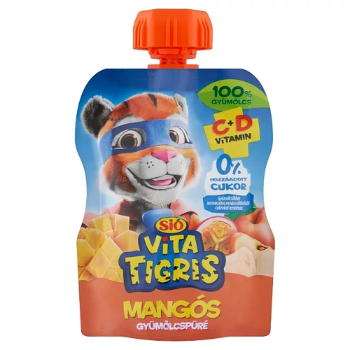 SIÓ VITATIGRIS MANGÓS GYÜMÖLCSPÜRÉ 90 G