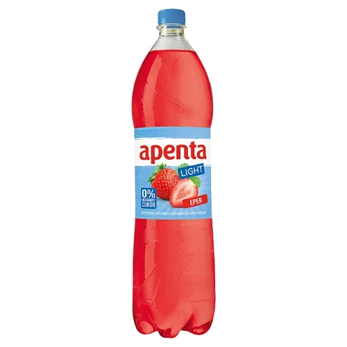 APENTA LIGHT EPER ENERGIAMENTES ENYHÉN SZÉNSAVAS ÜDÍTŐITAL ÉDESÍTŐSZEREKKEL 1,5 L